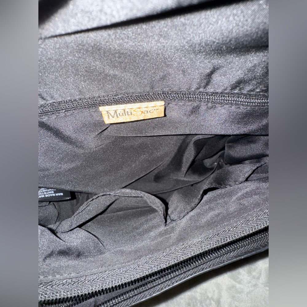 Black Leather Backpack - Picture 5 of 9